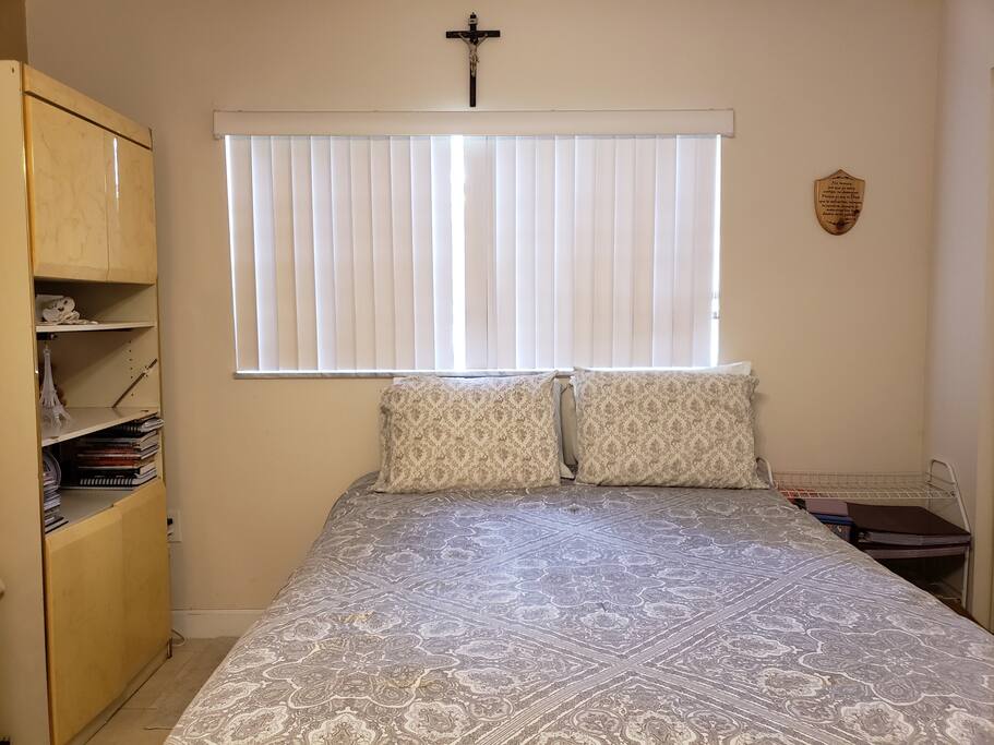 Comfortable clean bed