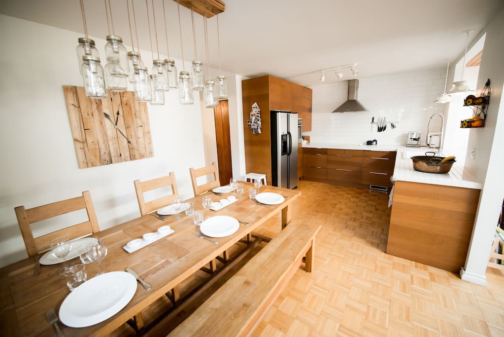 Dining room and Kitchen