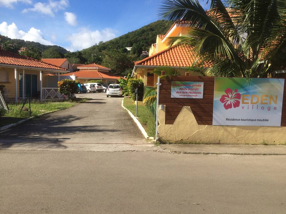 Entrée sécurisée de la résidence