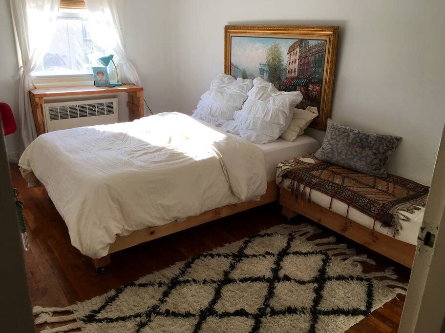 Mobile furniture- personalize the room to your liking.