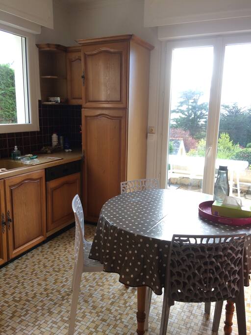 Cuisine avec vue mer