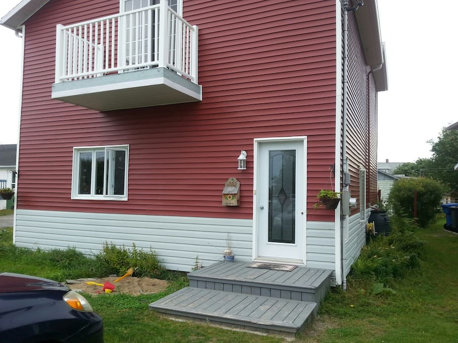 Front house. Parking for 2 cars