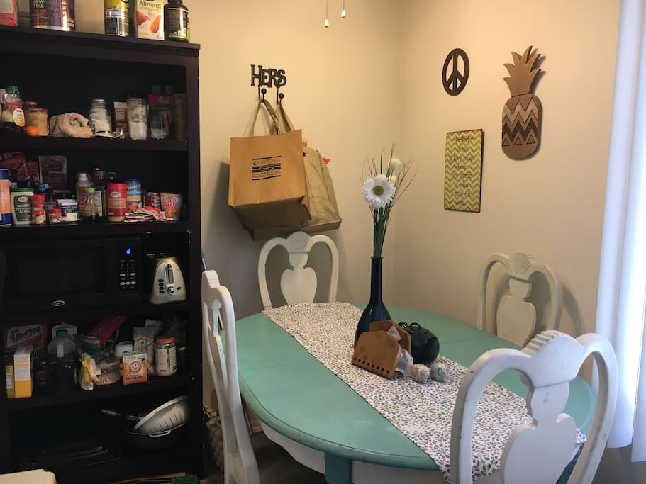 Enjoy our table for your meals