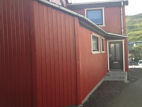 Large house in the middle of the village