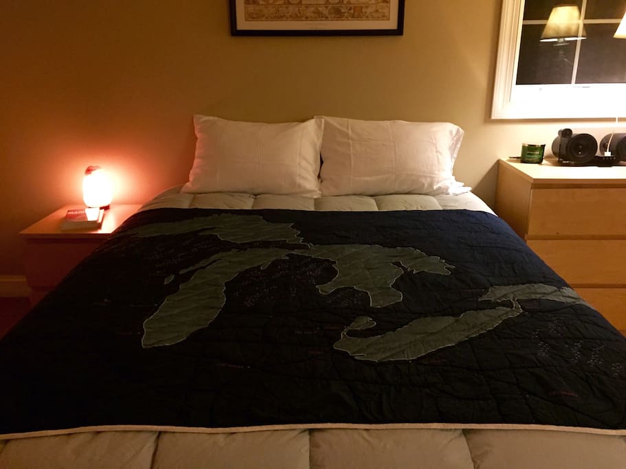 Comfortable, queen size bed