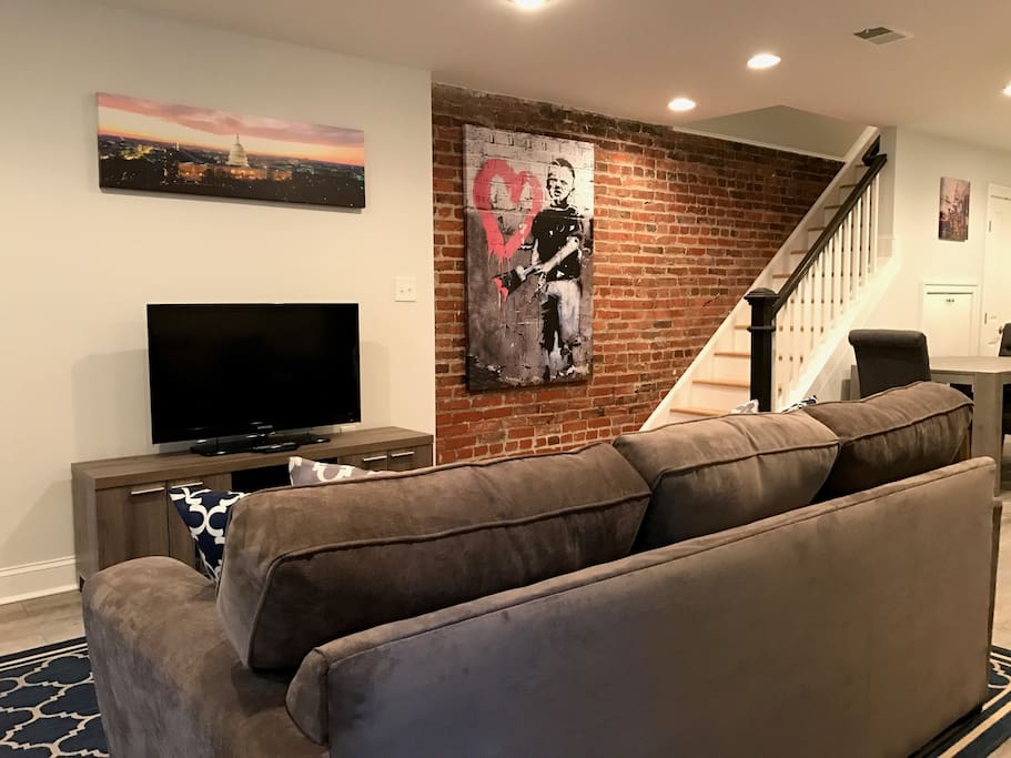 40" Samsung LCD with live DirecTV or stream using your account on NetFlix, Amazon, Hulu
