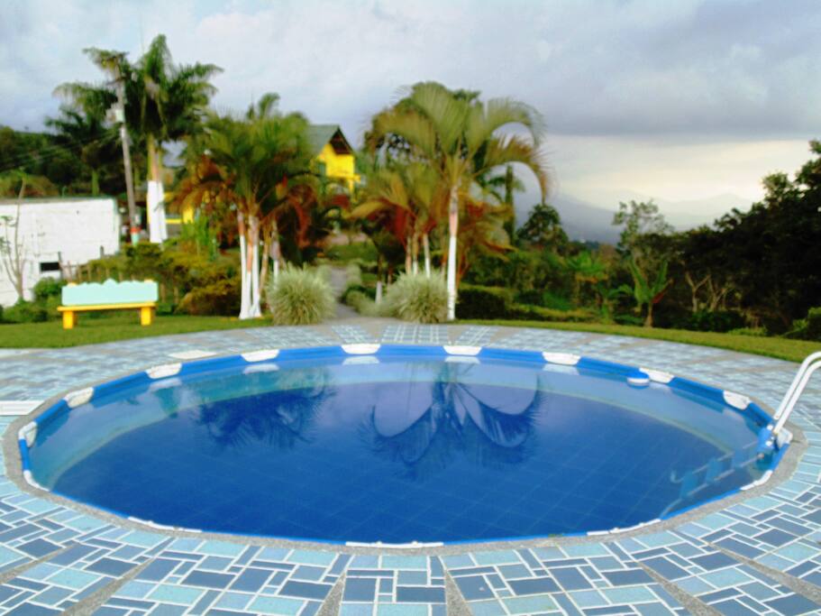 vista desde la piscina