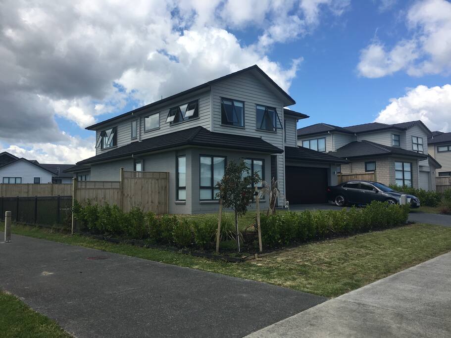 Front of house side view