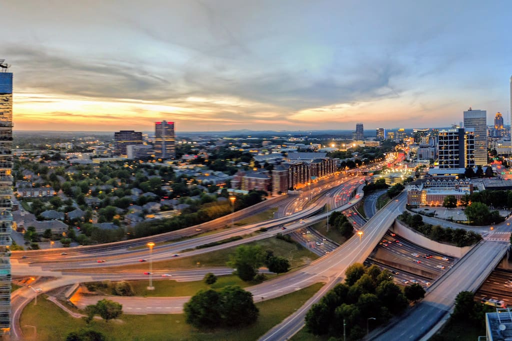 A typical view from the master bedroom of an amazing sunset.
