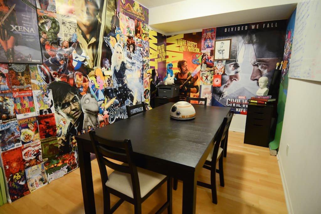 Geeky Den and dining area