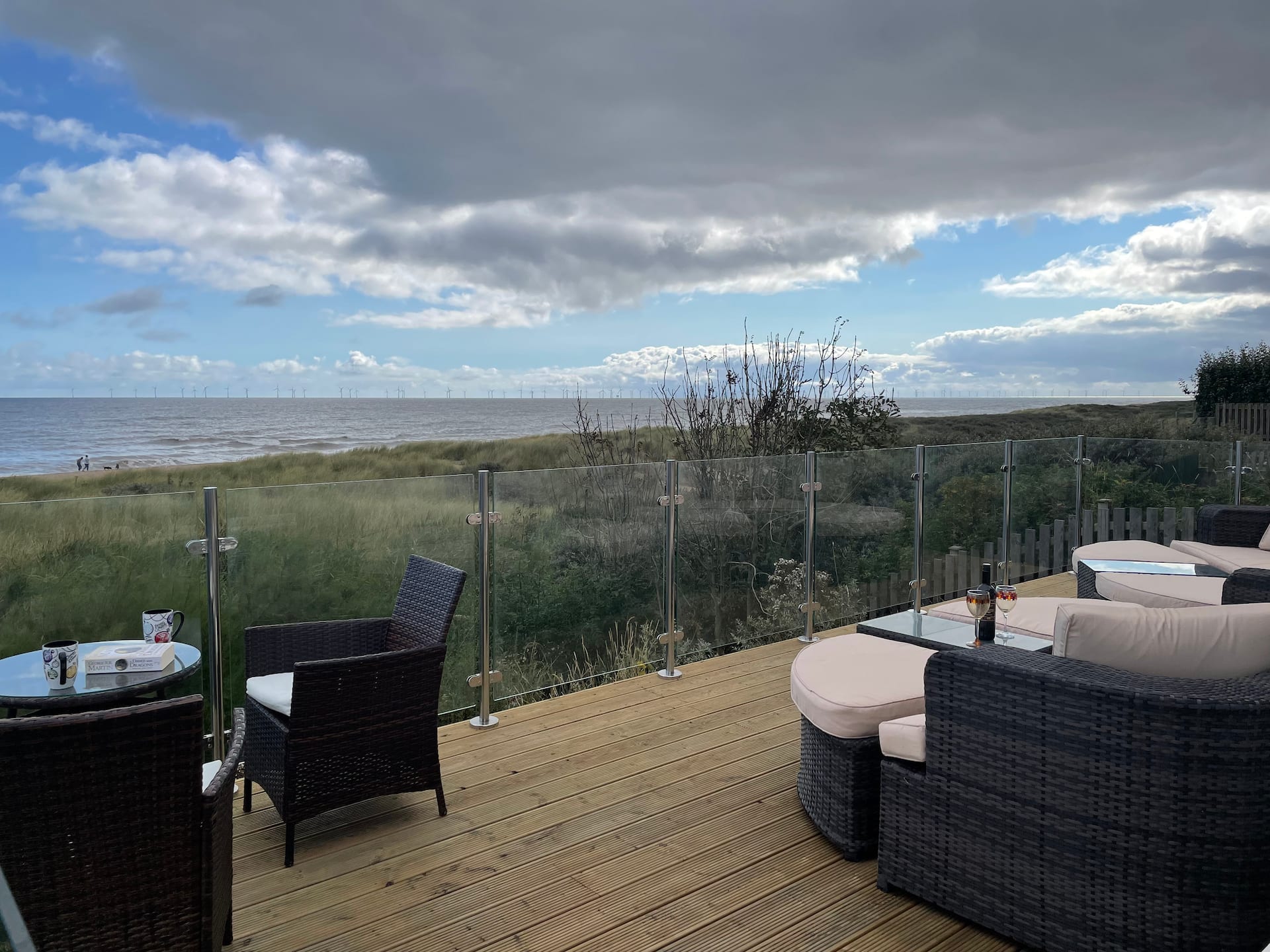 Beach-front cottage. Sea view from every room.