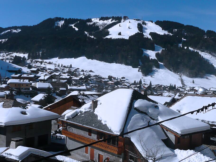 View from the bedroom balcony.