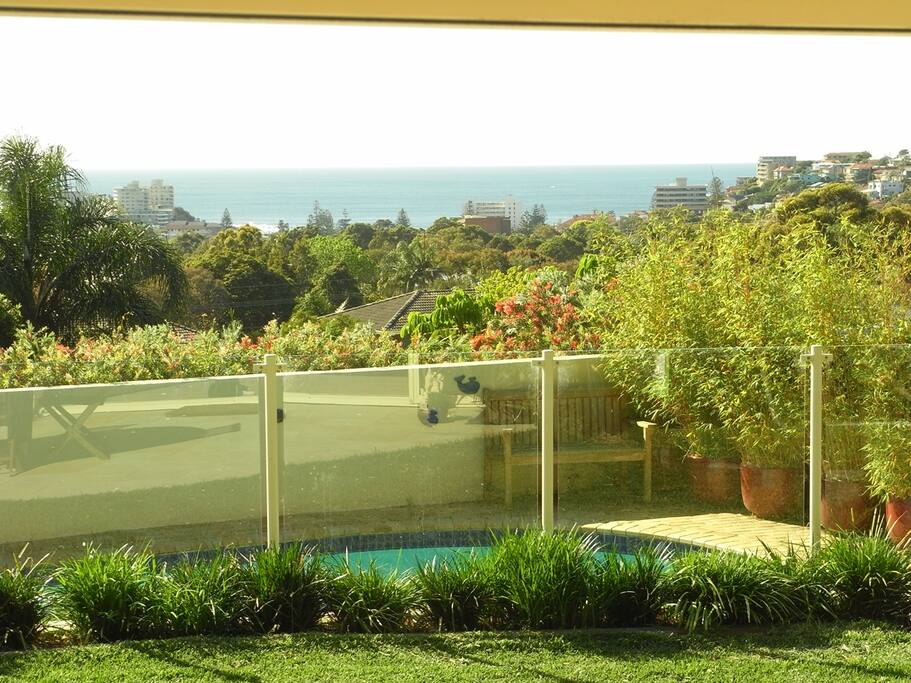 Ocean views from kitchen