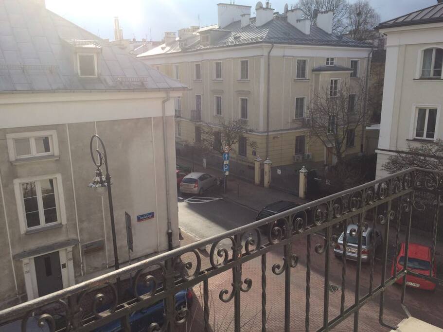 view from balcony