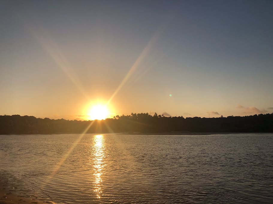 Por do sol Rio caraiva