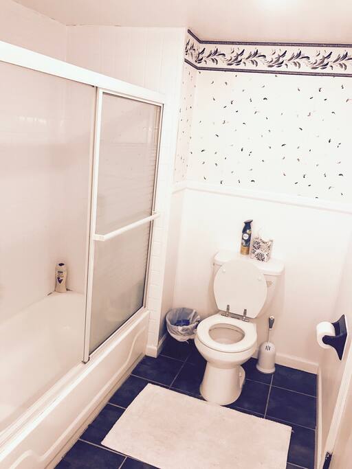 Private bathroom with shower/tub.