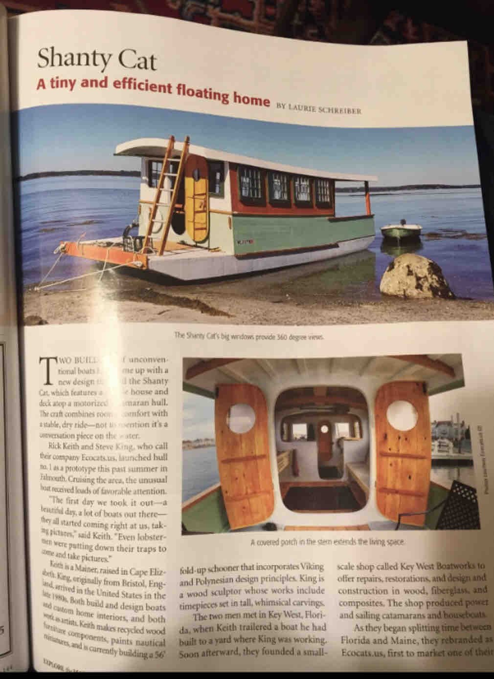 Unique Tiny Houseboat with Harbor Views. - Houseboats for Rent in Portland,  Maine, United States - Airbnb, image size:1010x1390