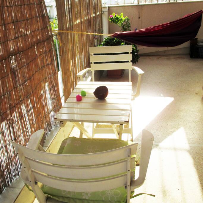 Chill moment at the balcony