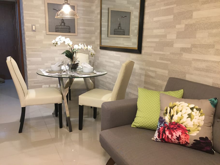Dining Area & Living Room