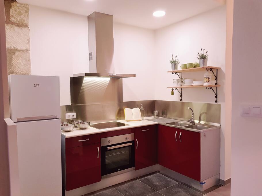 Cocina junto el comedor
