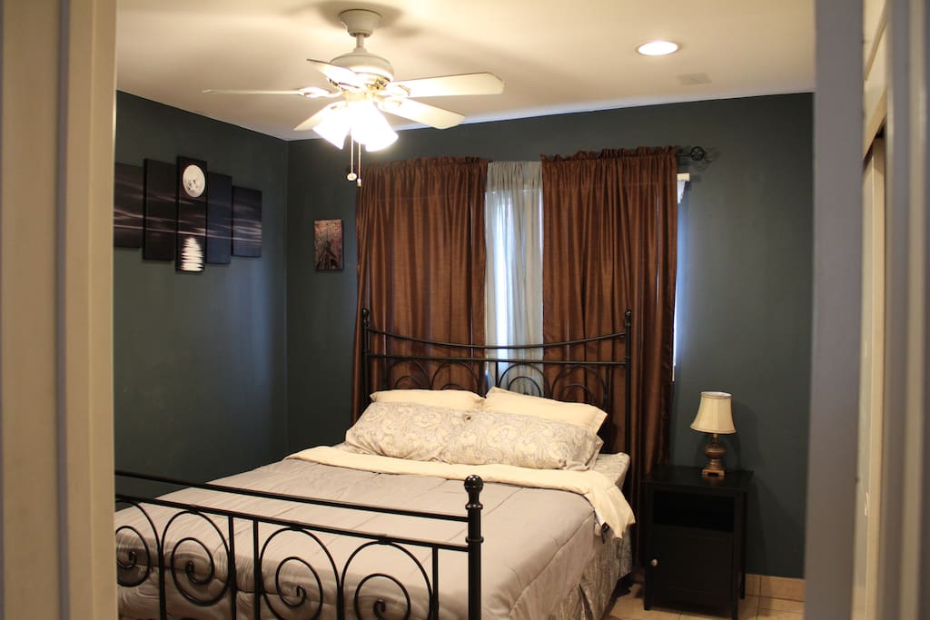 Bedroom 1: Queen bed with BeautyRest mattress topper and brand new pillows!