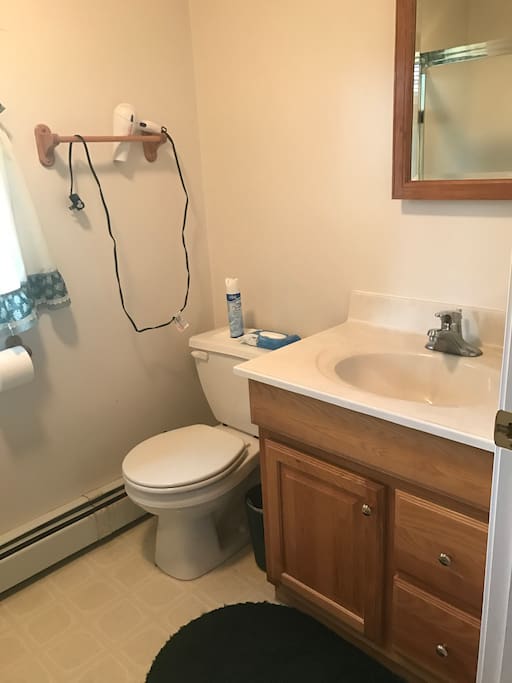 Private upstairs bathroom