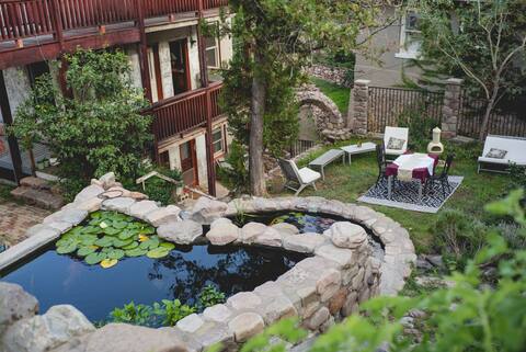 4 br in Old Bisbee with Giant Koi Ponds and Garden