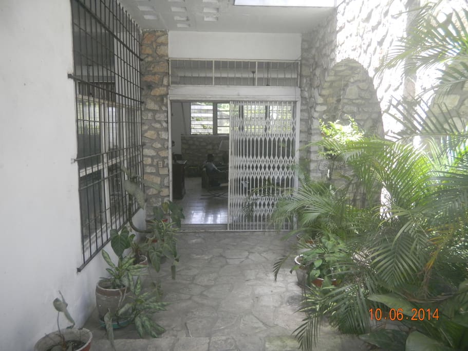 Entrance to common areas