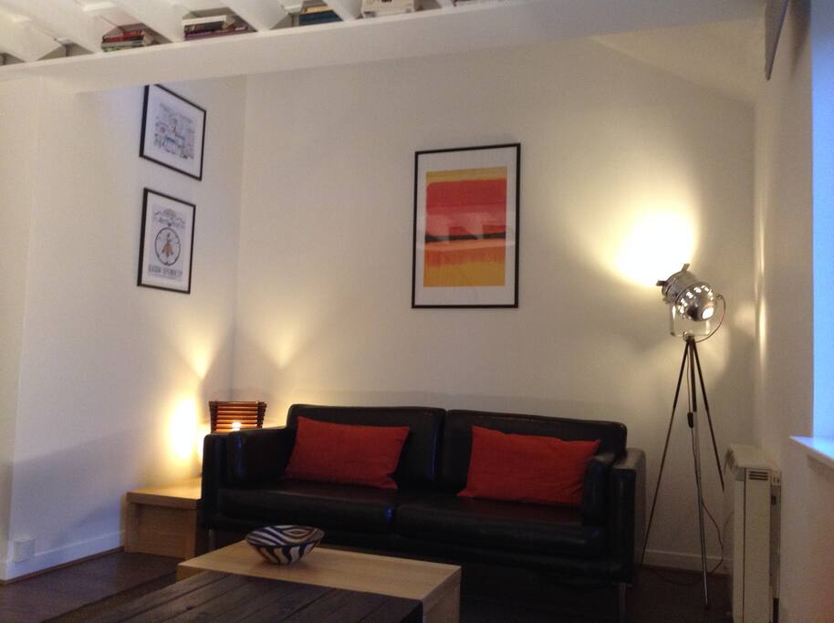 with double height ceiling