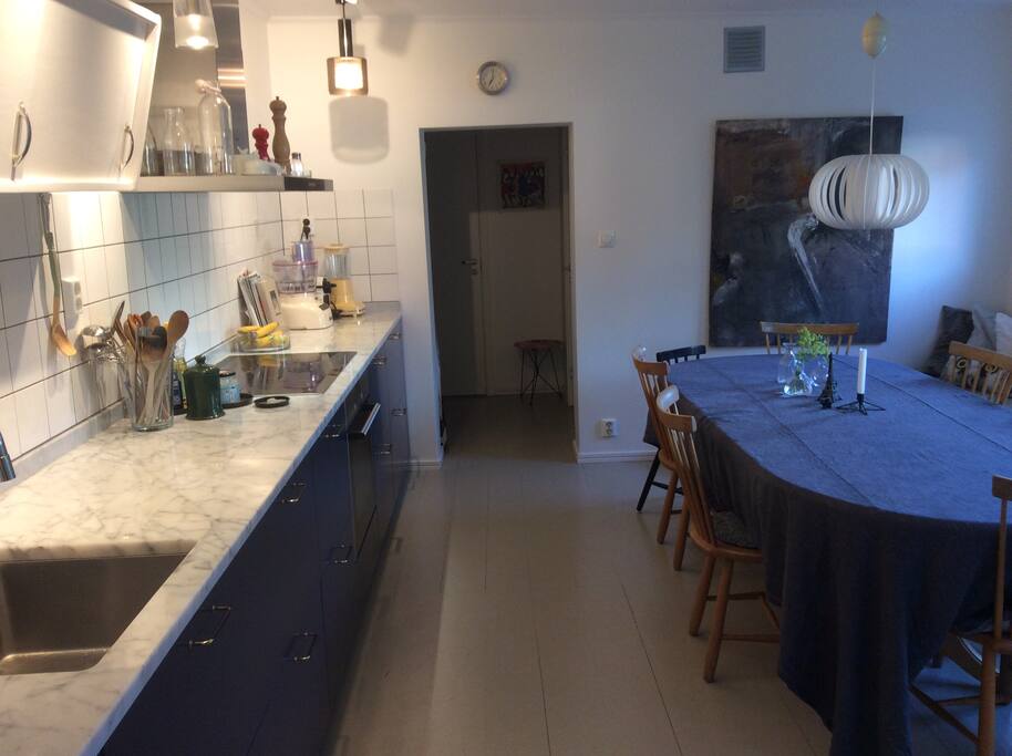 Kök på nedervåning