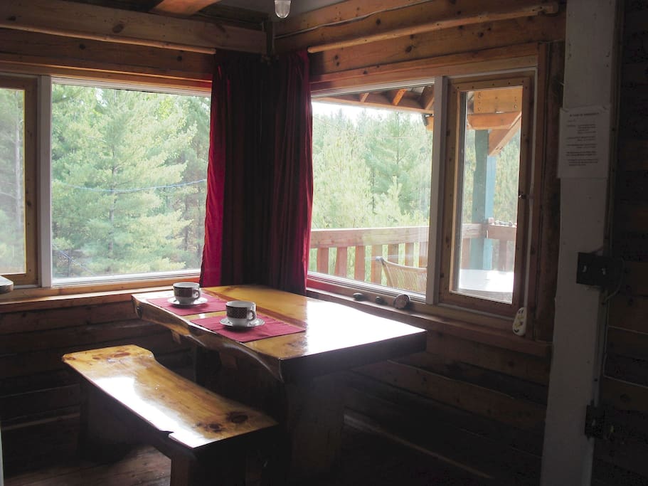Dining table.