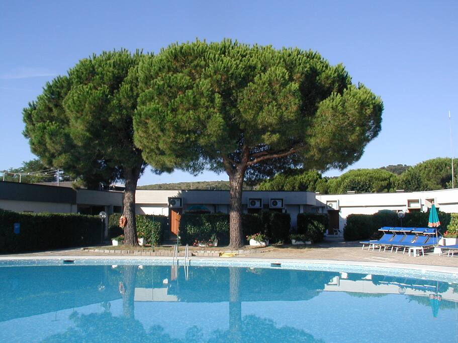 vista da piscina