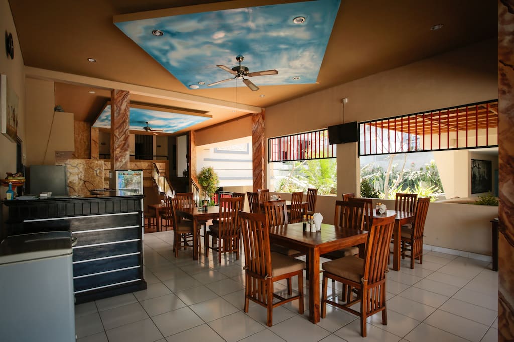 The restaurant in the front.