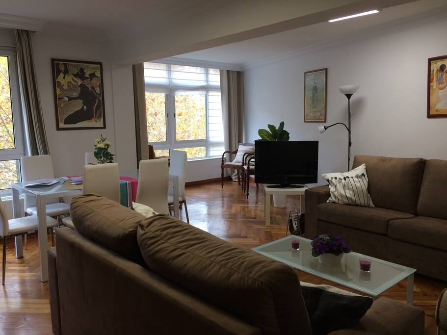 relax in the comfortable living room