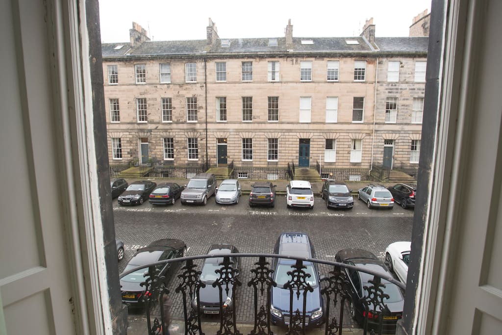 View from window and feature balconys