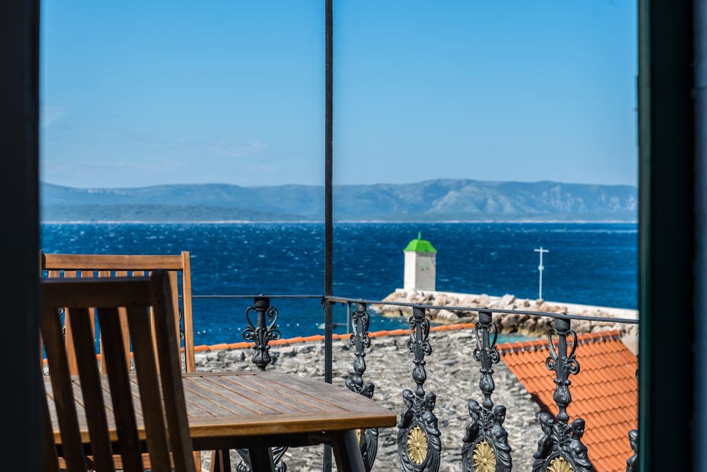Whale watch from the terrace