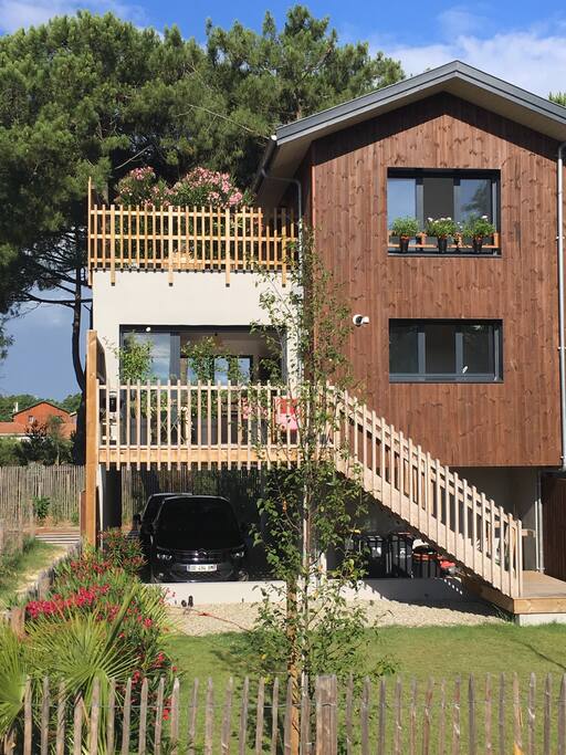 Maison typique du bassin dans le quartier du port de La Teste à 5 minutes d'Arcachon
