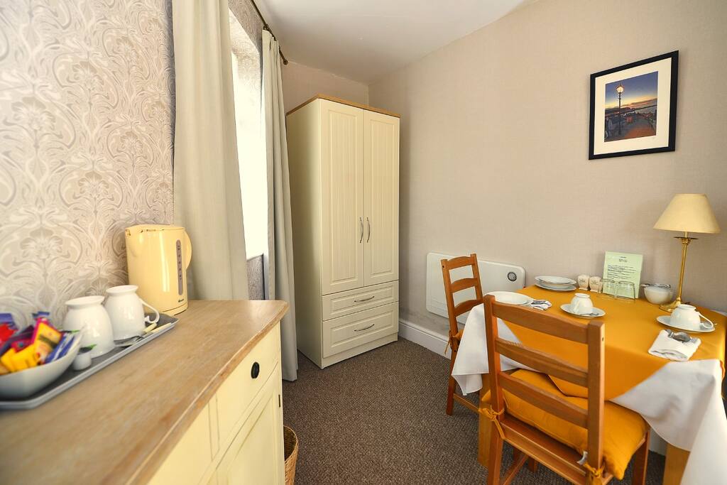 Bedroom with dining area