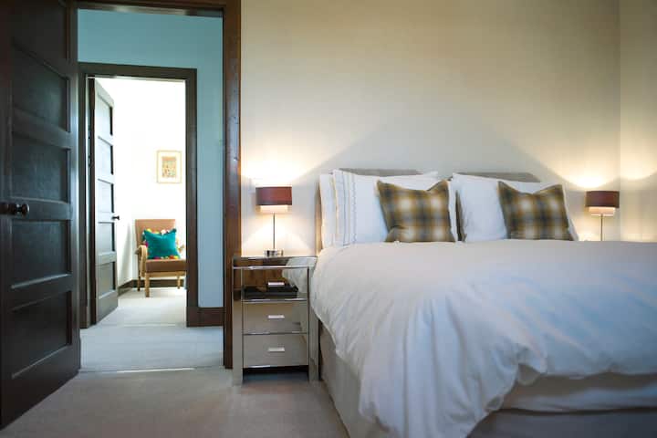 Main bedroom, can be made as either a super king, or two single beds