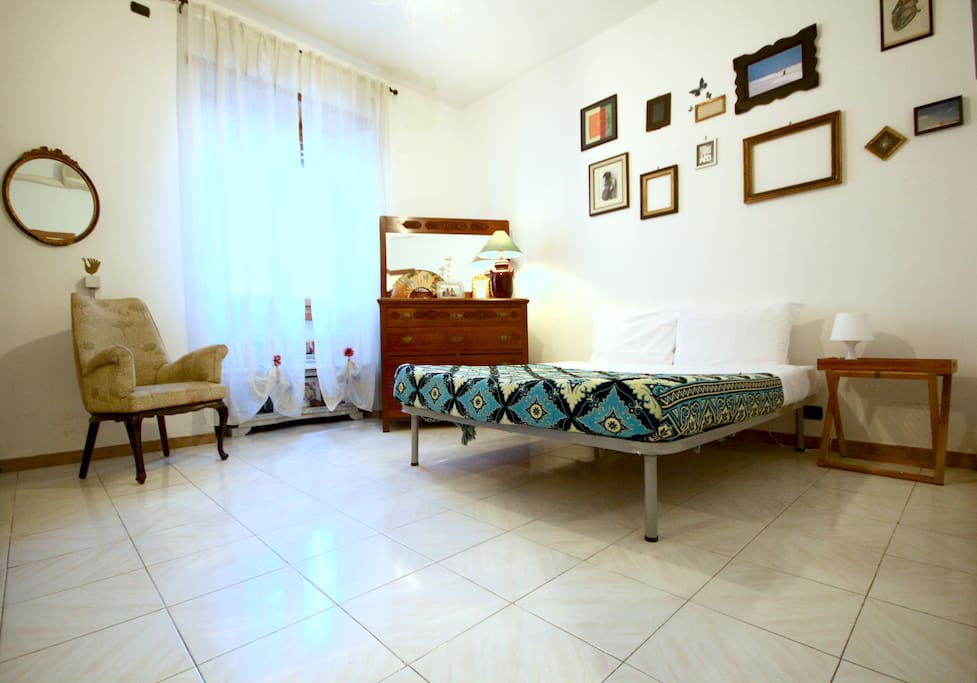 The largest bedroom