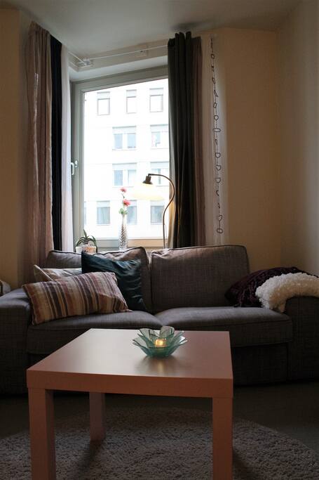 Space for relaxation and tv