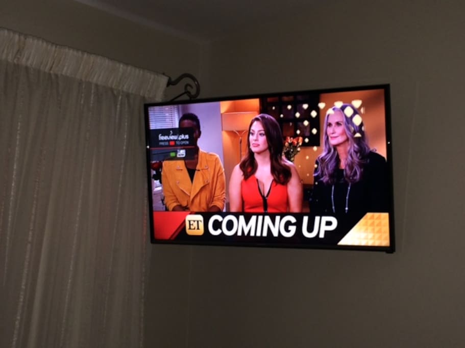 New 32 inch Smart TV in your room. Has Netflix, Google, USB to view your photos etc.