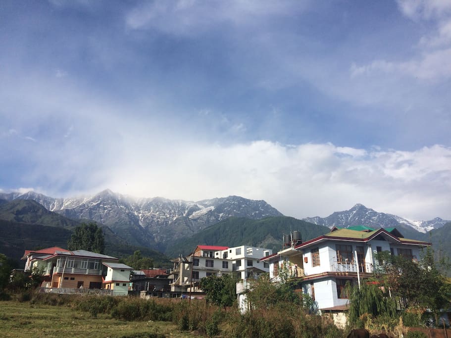The panorama from the terrace...