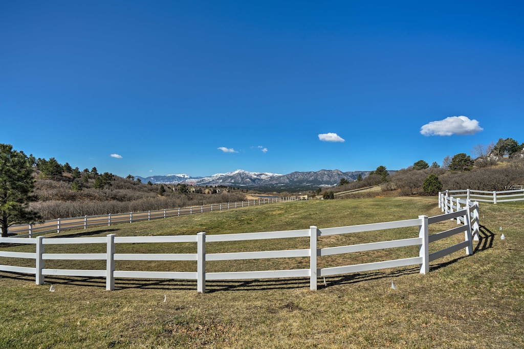 This home sits on 5 acres of picturesque land!