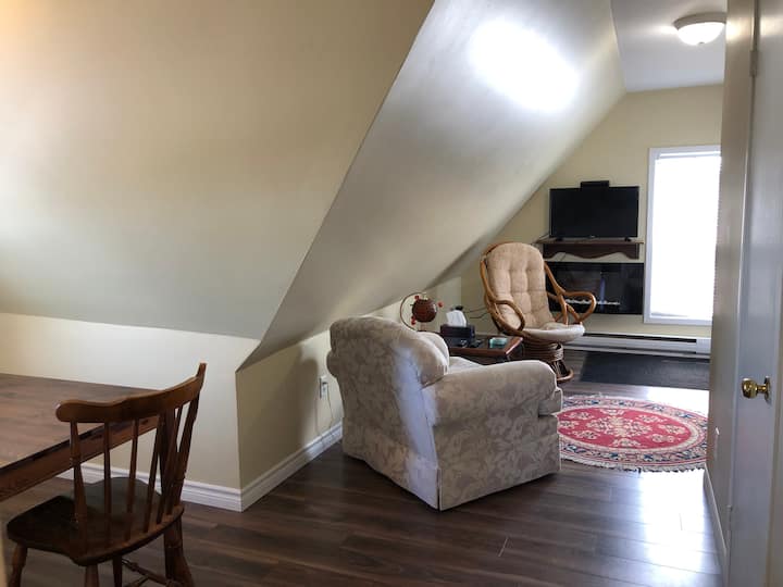 Alvin's "Attic" 1 bdrm apt in old Saint John