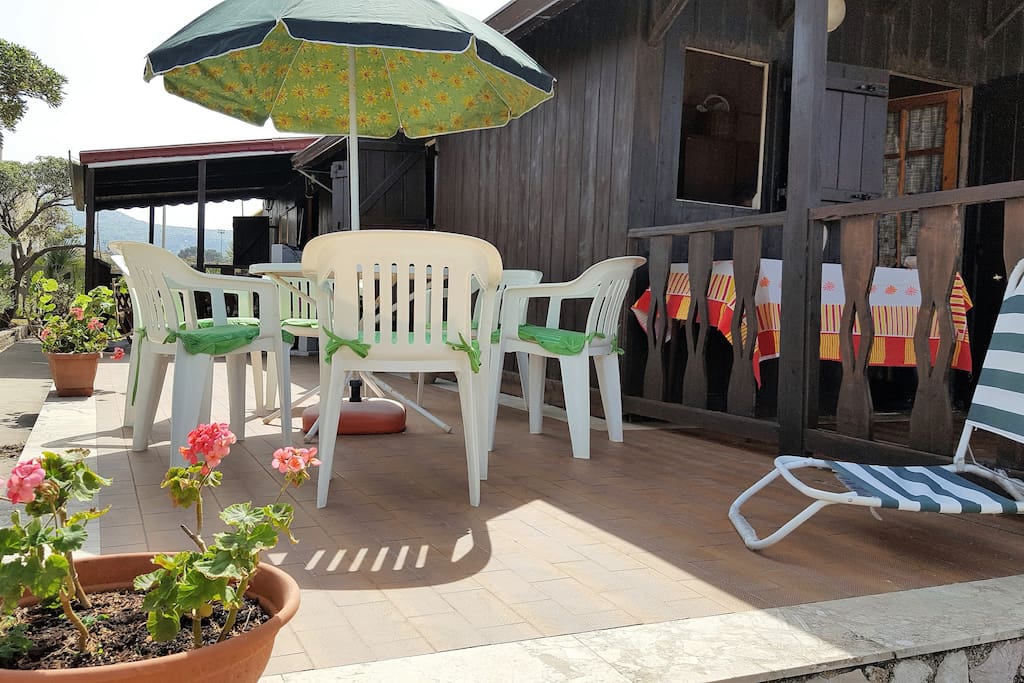 veranda esterna lato mare