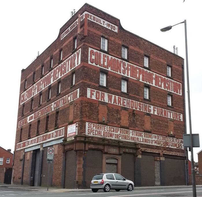 This local landmark, Coleman's Repository is very near my house.