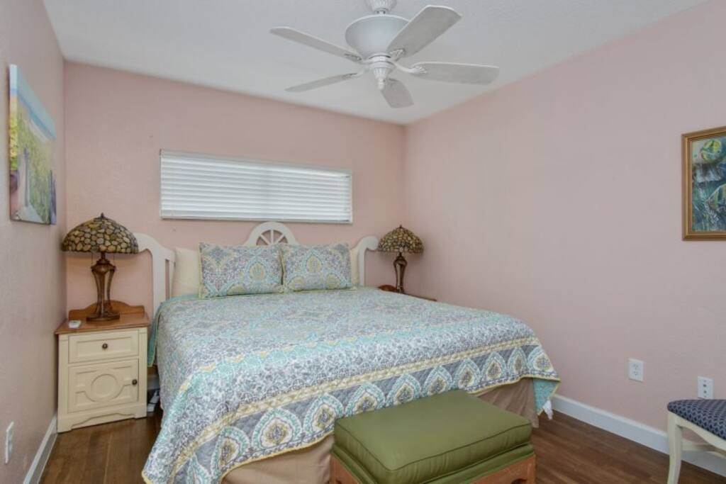 1st bedroom with king bed