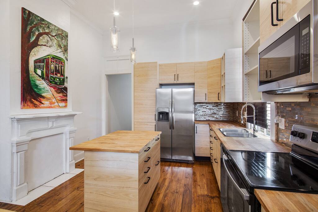 Fully equipped kitchen