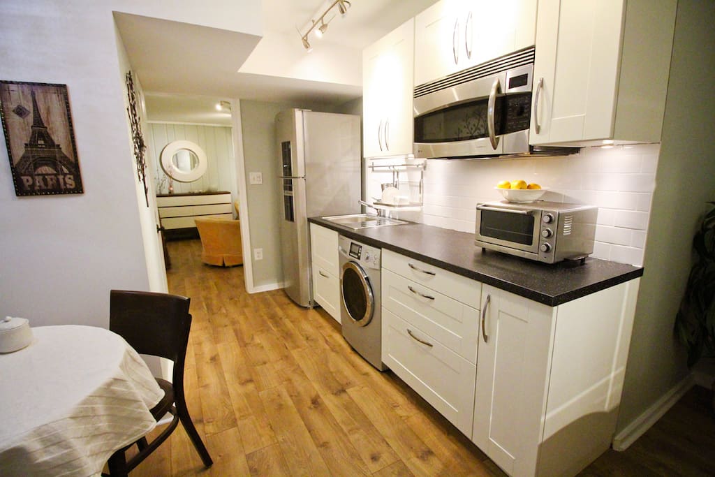 Shiny new kitchen.